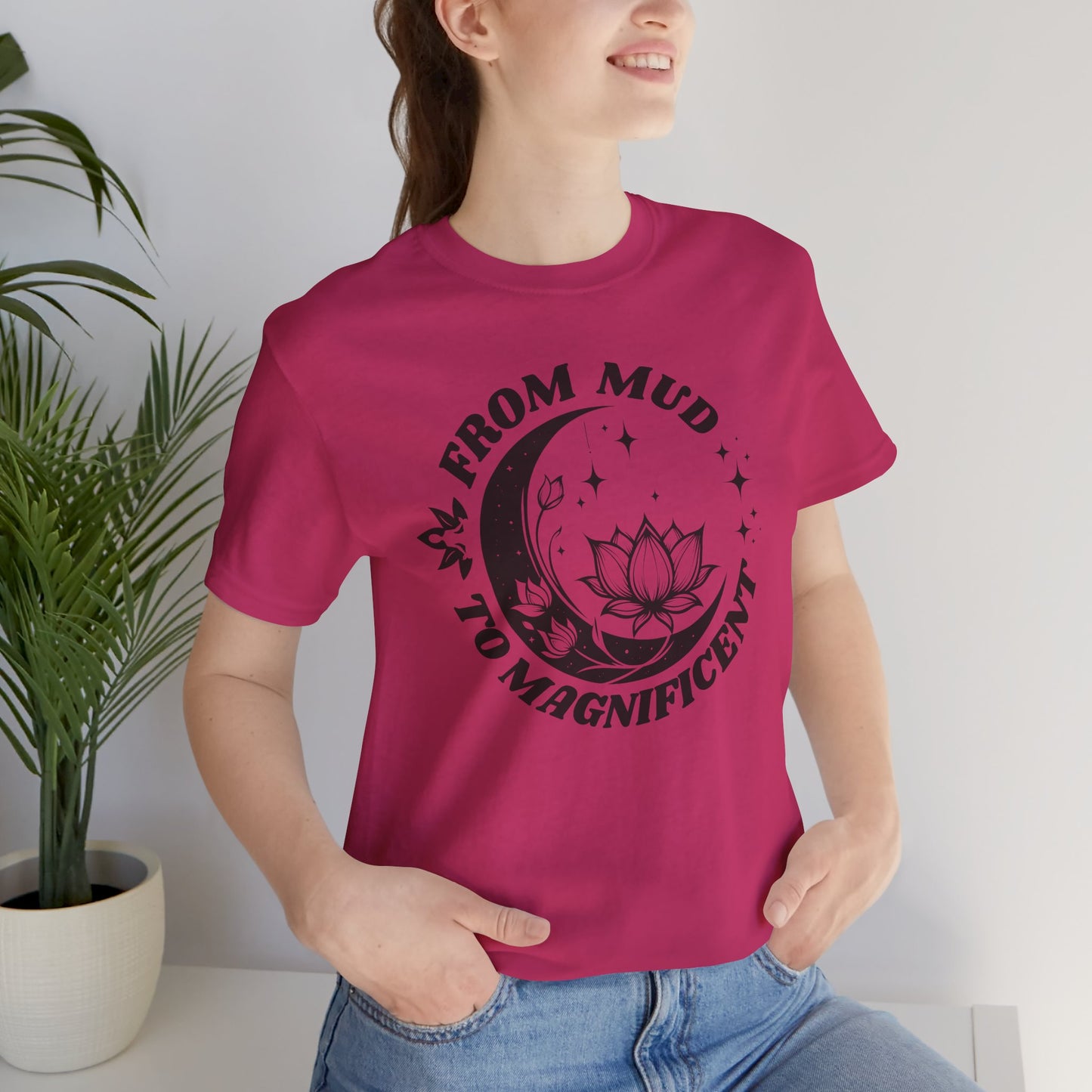'From Mud To Magnificent' Lotus Women's Tee