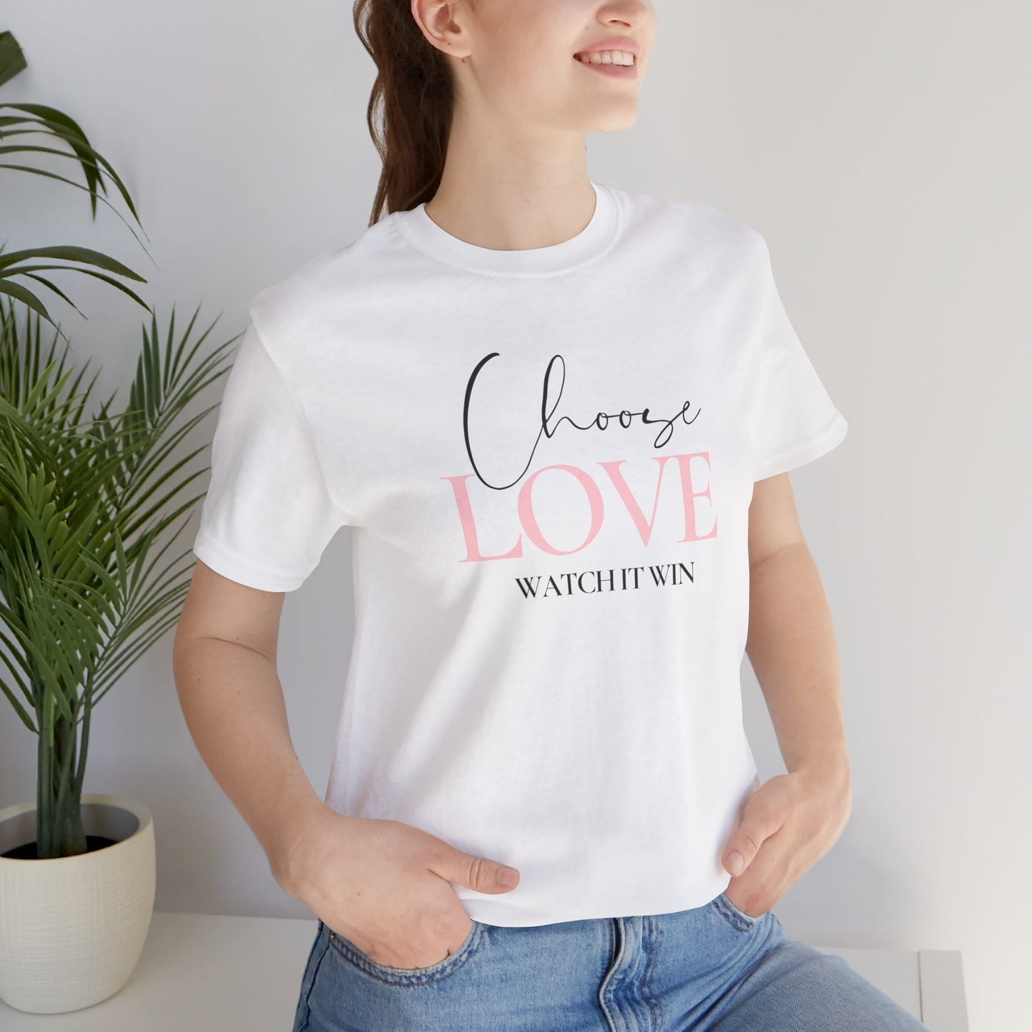 'Choose Love, Watch It Win' Women's Tee