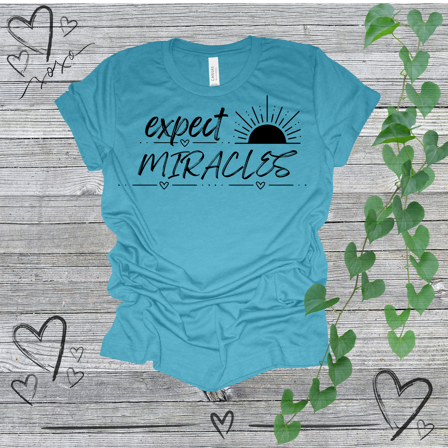 'Expect Miracles' Rising Sun Women's Tee