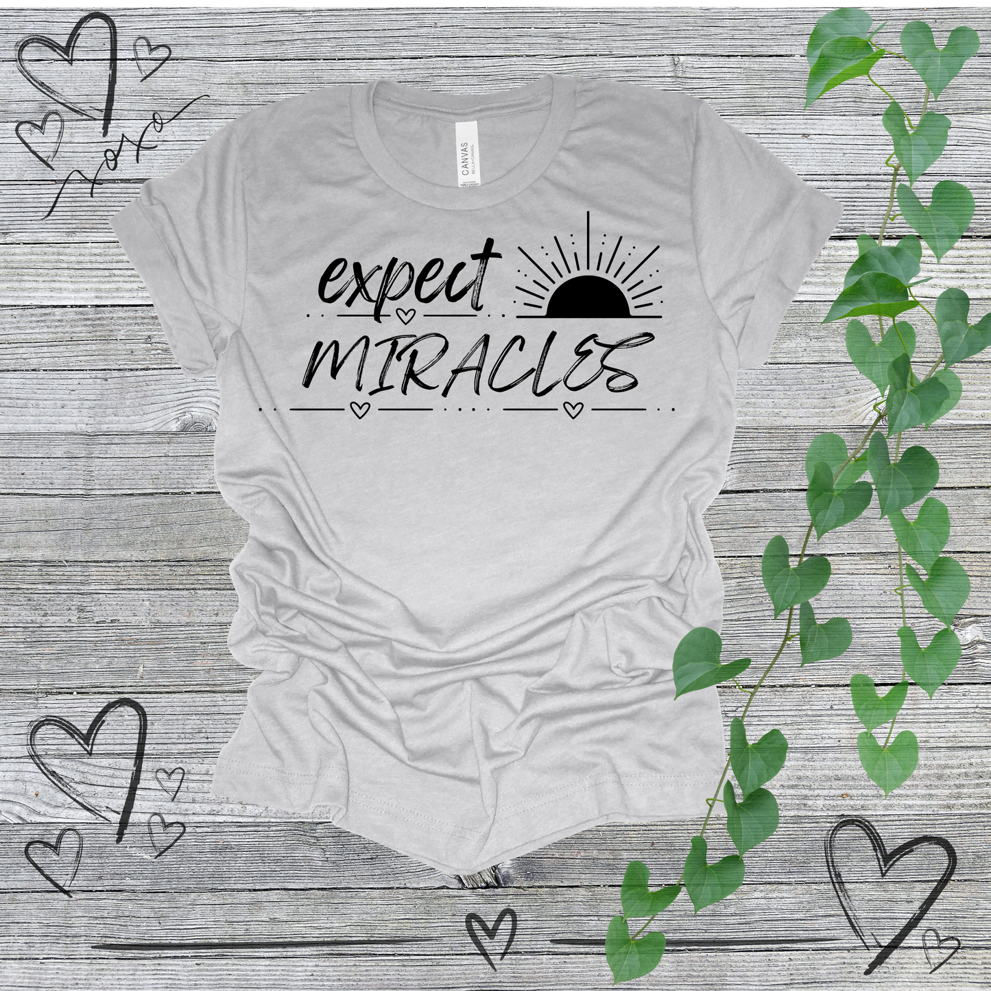 'Expect Miracles' Rising Sun Women's Tee