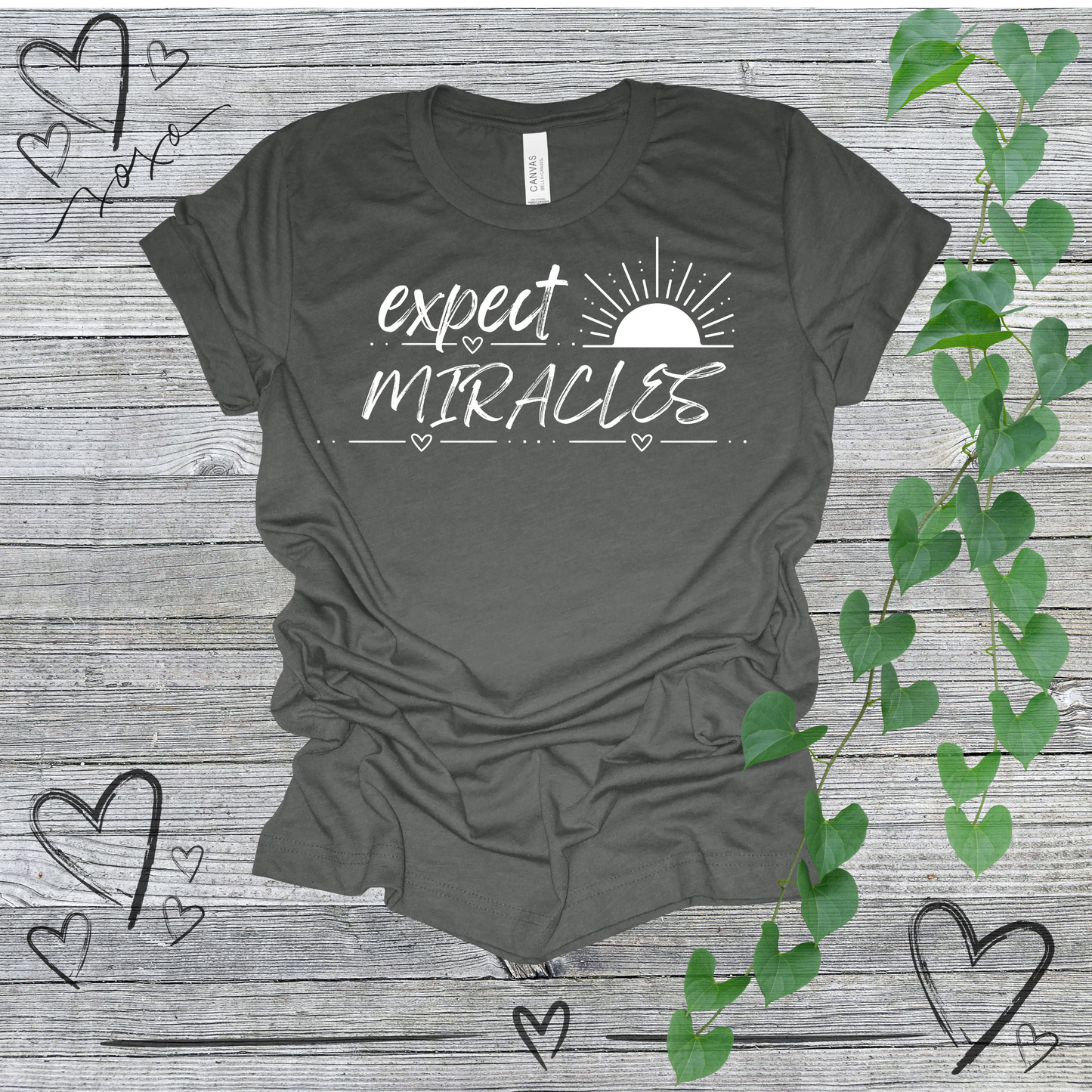 'Expect Miracles' Rising Sun Women's Tee