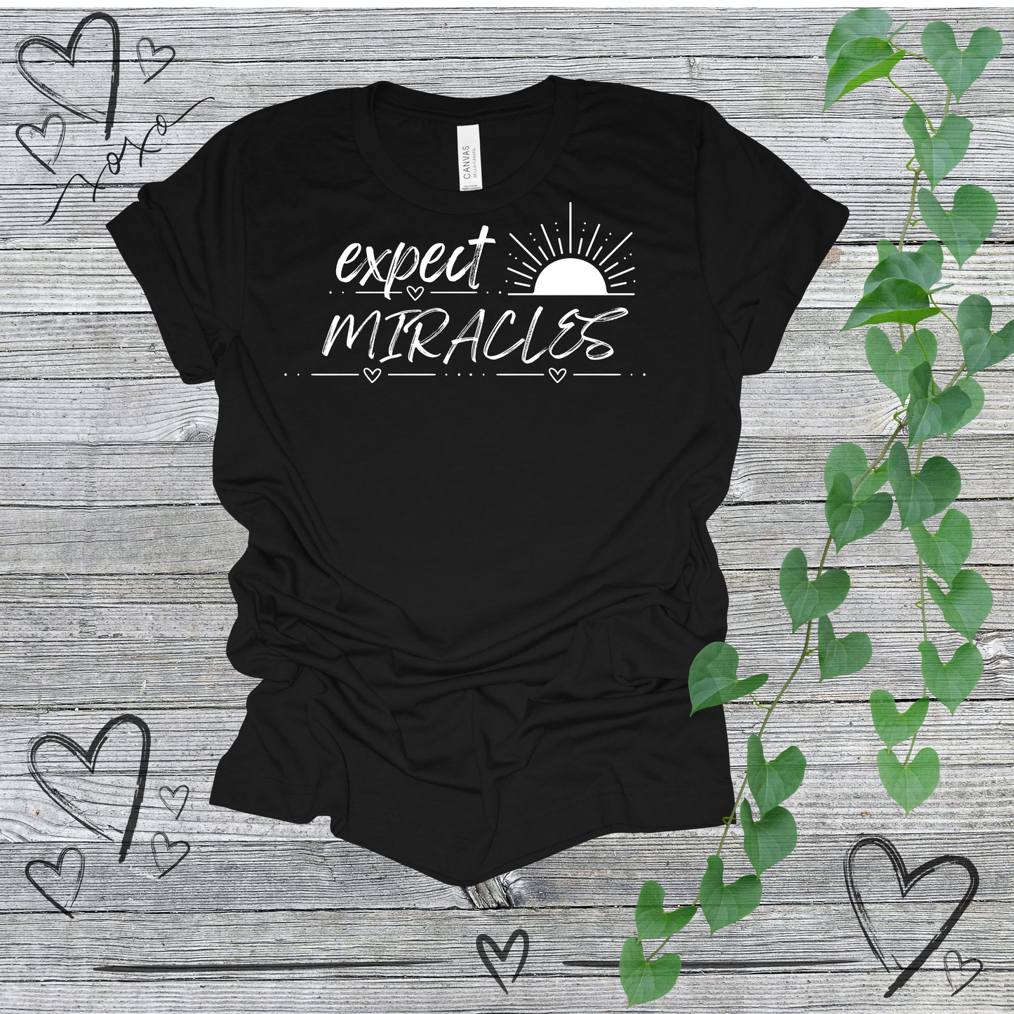 'Expect Miracles' Rising Sun Women's Tee