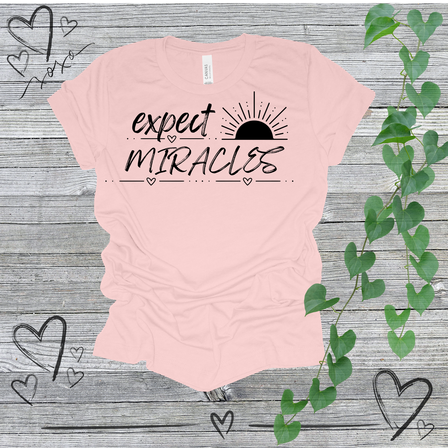 'Expect Miracles' Rising Sun Women's Tee