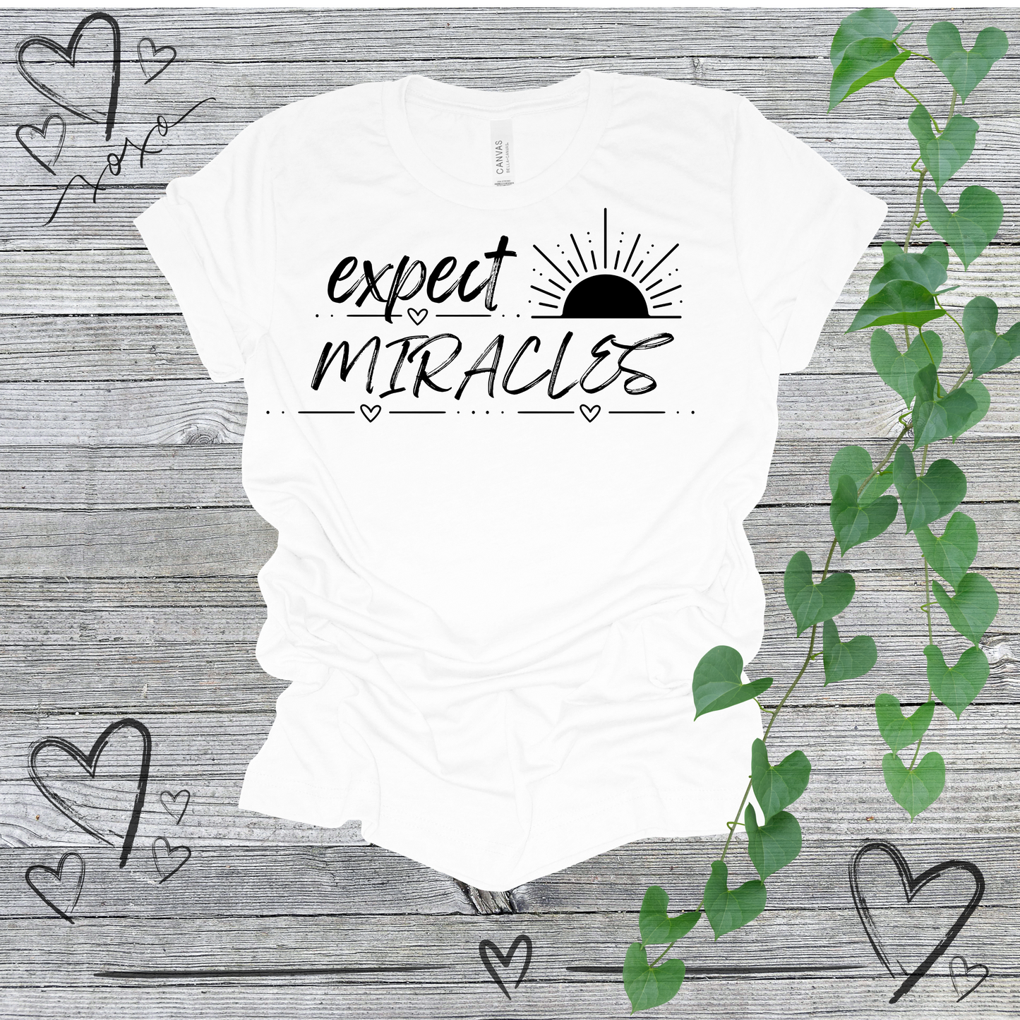 'Expect Miracles' Rising Sun Women's Tee