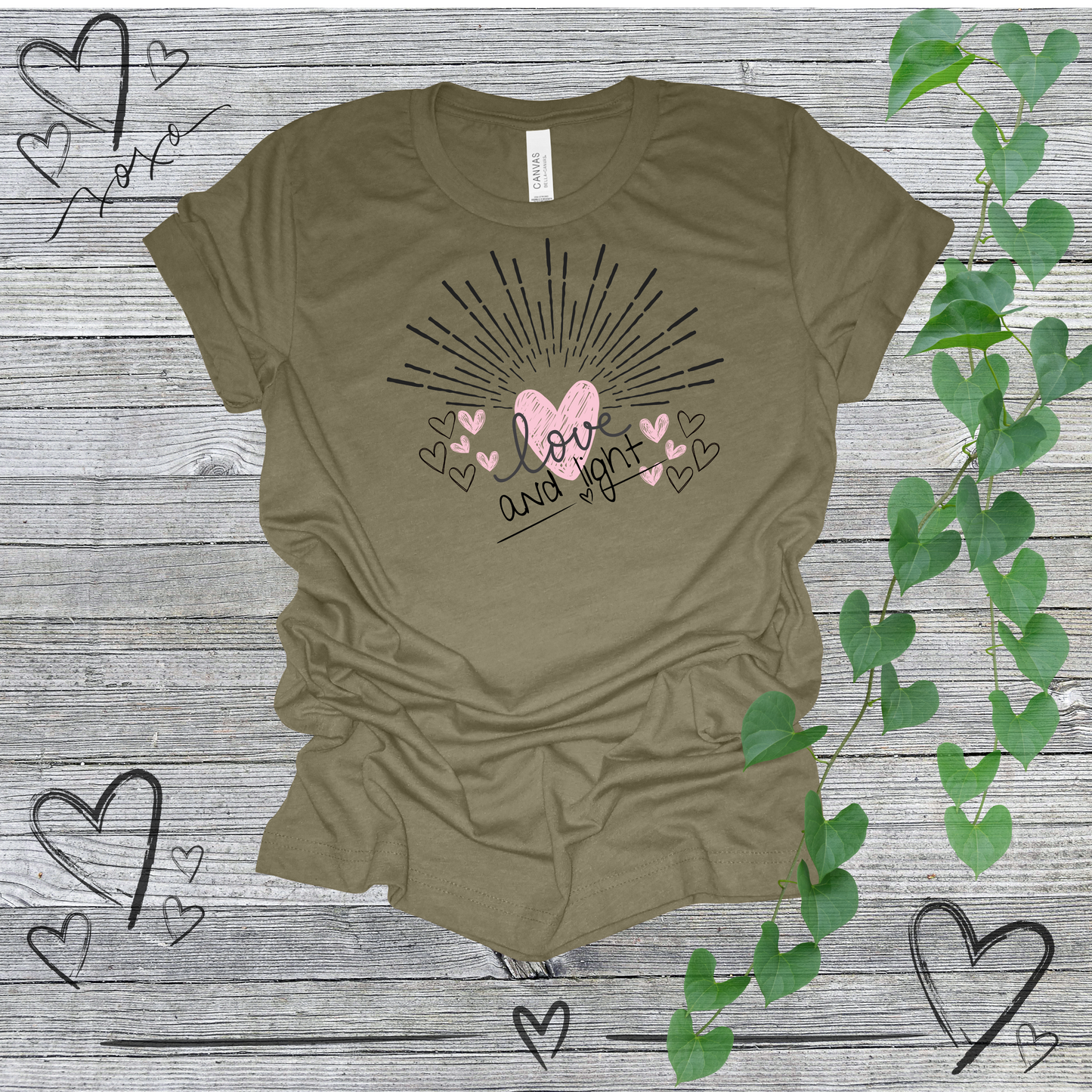 'Love and Light' Women's Tee