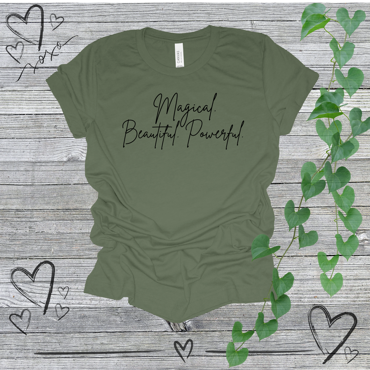 'Magical. Beautiful. Powerful.' Women's Tee