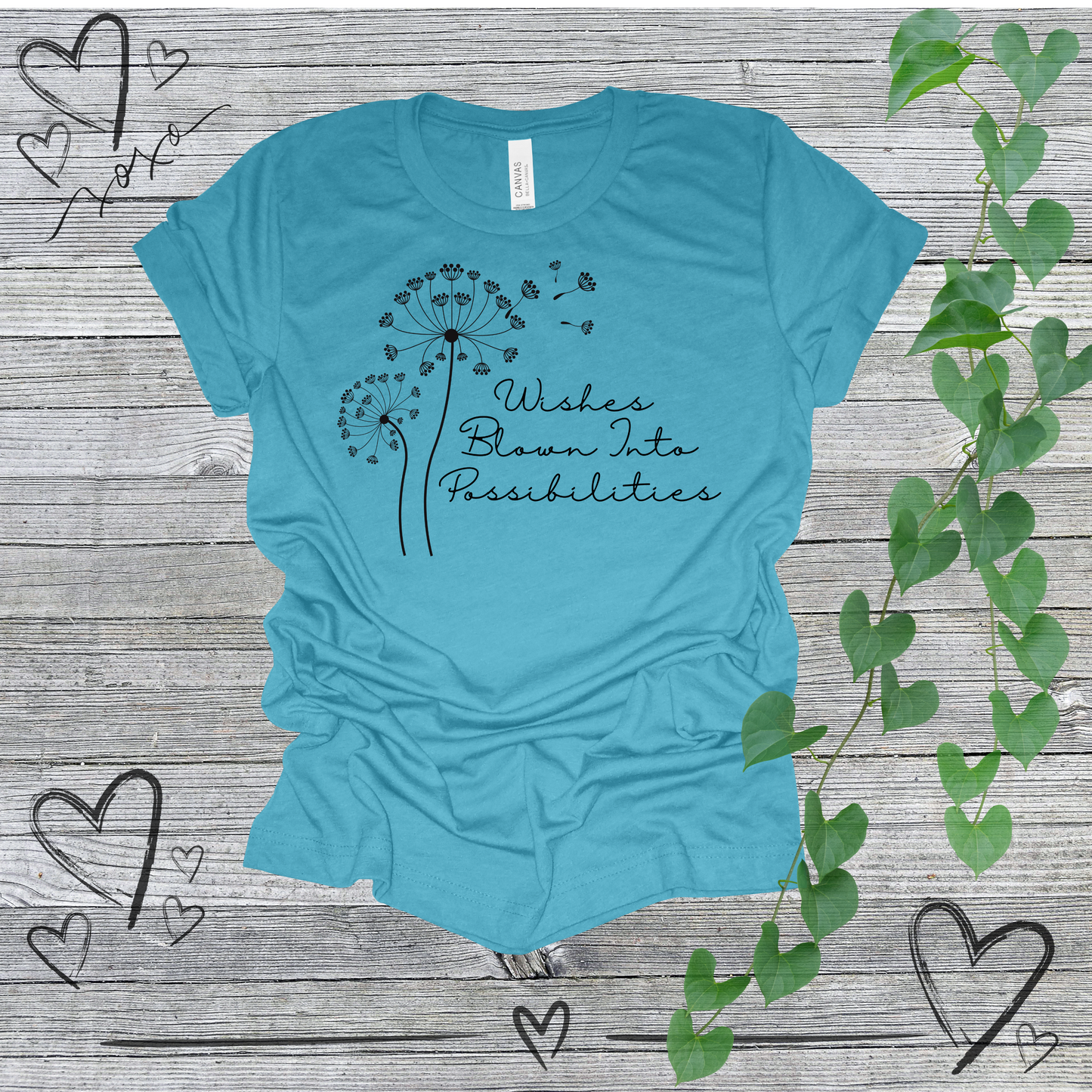 'Wishes Blown Into Possibilities' Women's Tee