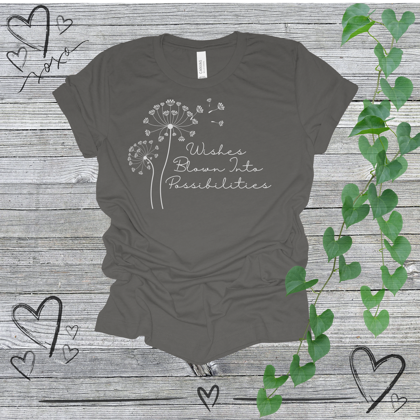 'Wishes Blown Into Possibilities' Women's Tee