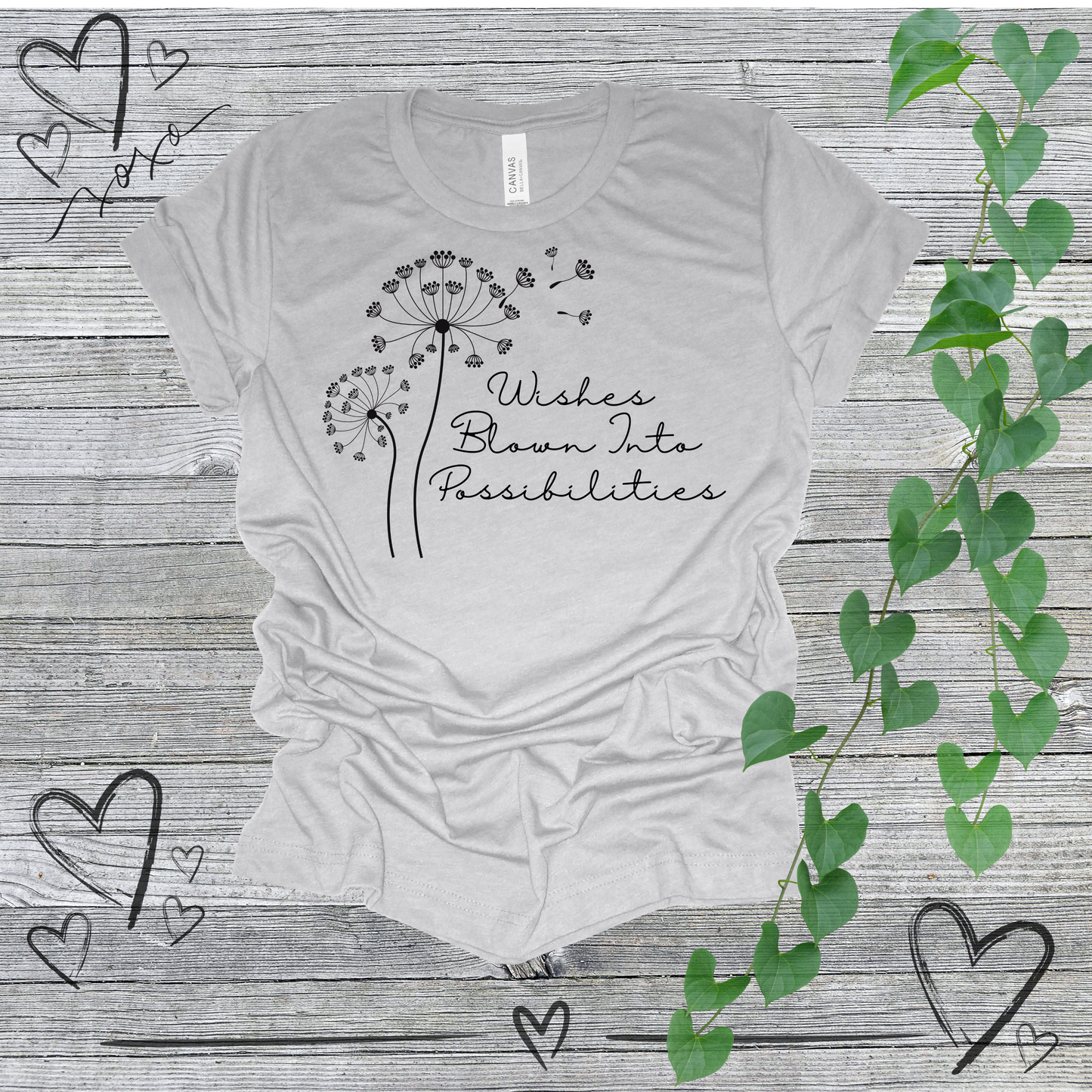 'Wishes Blown Into Possibilities' Women's Tee