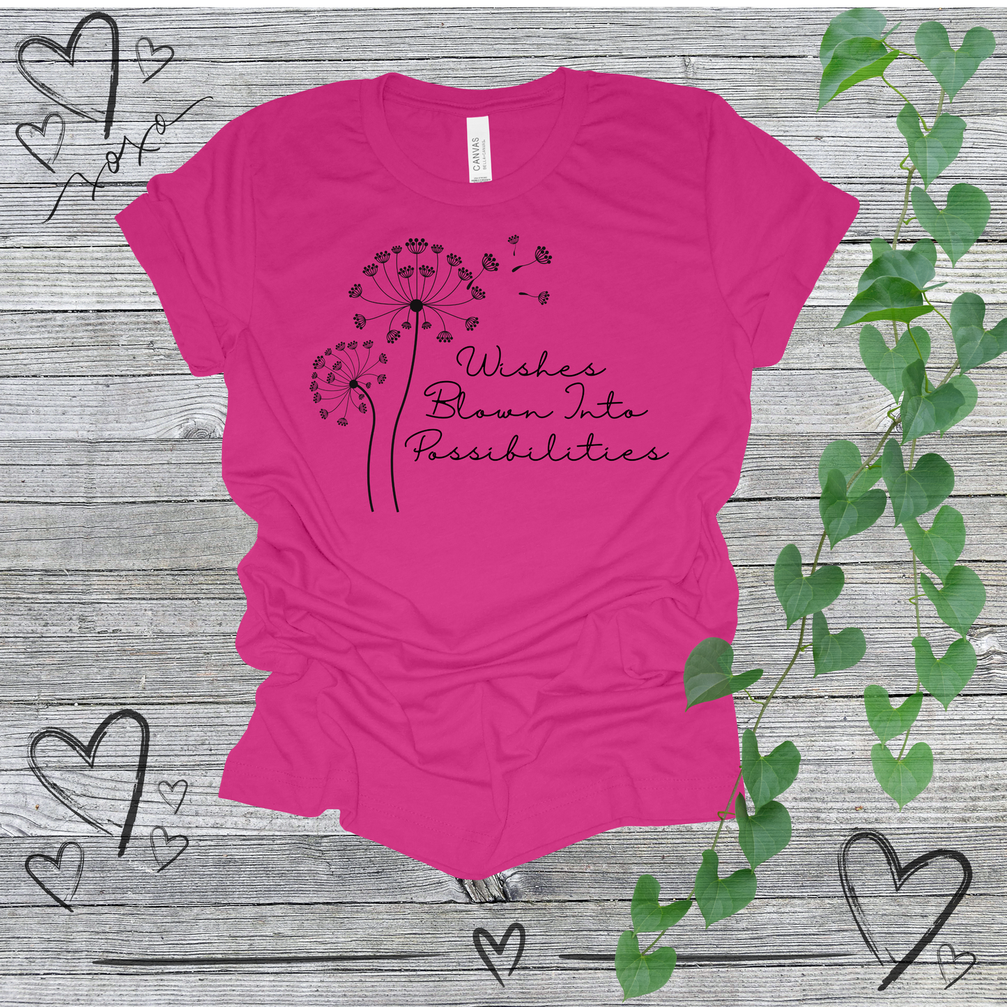 'Wishes Blown Into Possibilities' Women's Tee