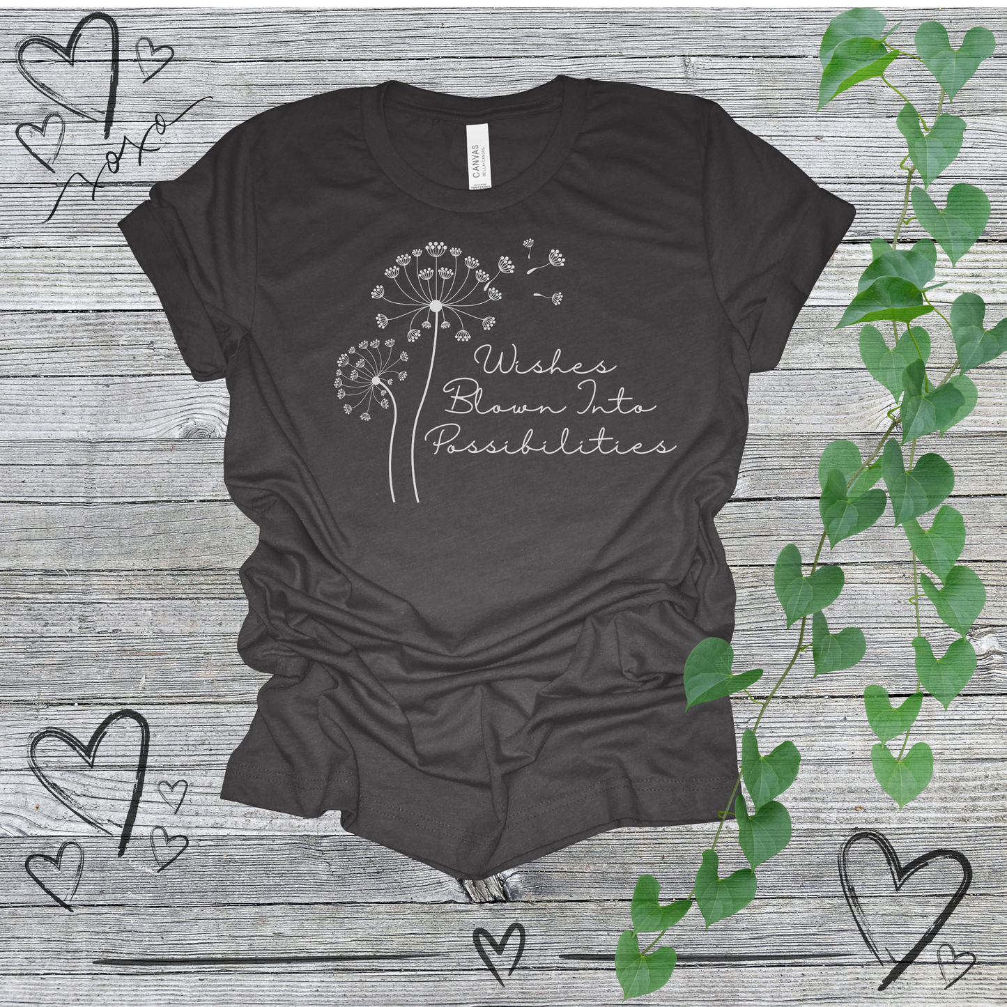 'Wishes Blown Into Possibilities' Women's Tee