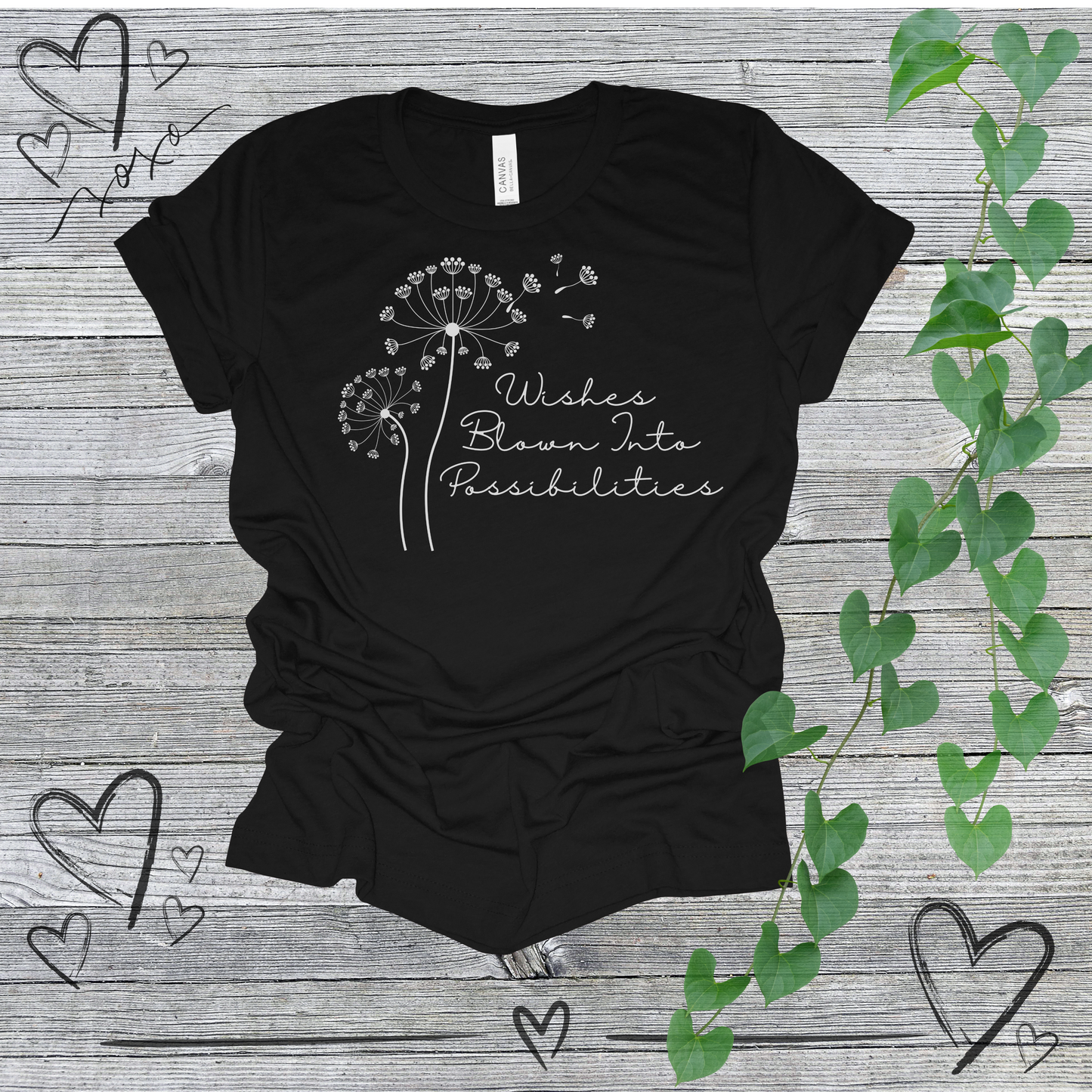 'Wishes Blown Into Possibilities' Women's Tee