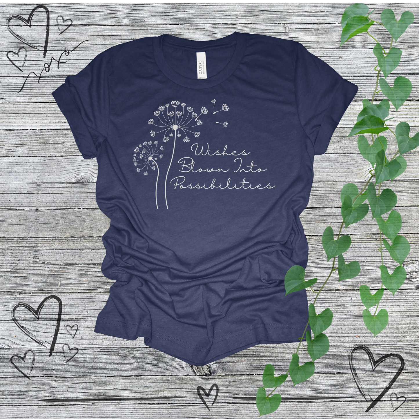 'Wishes Blown Into Possibilities' Women's Tee