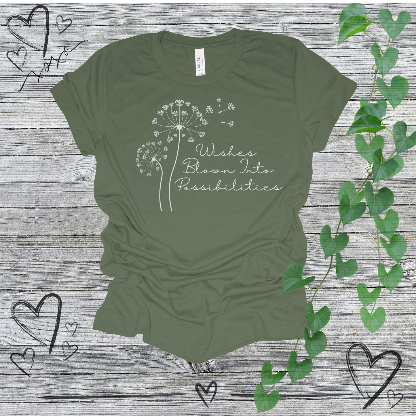 'Wishes Blown Into Possibilities' Women's Tee