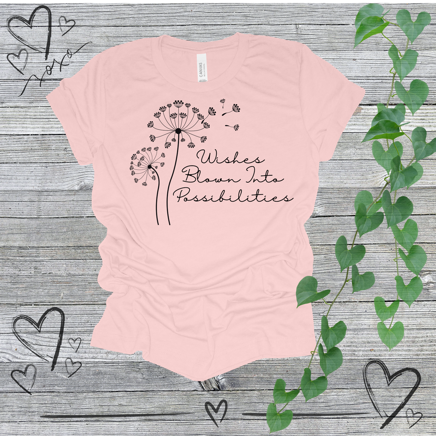 'Wishes Blown Into Possibilities' Women's Tee