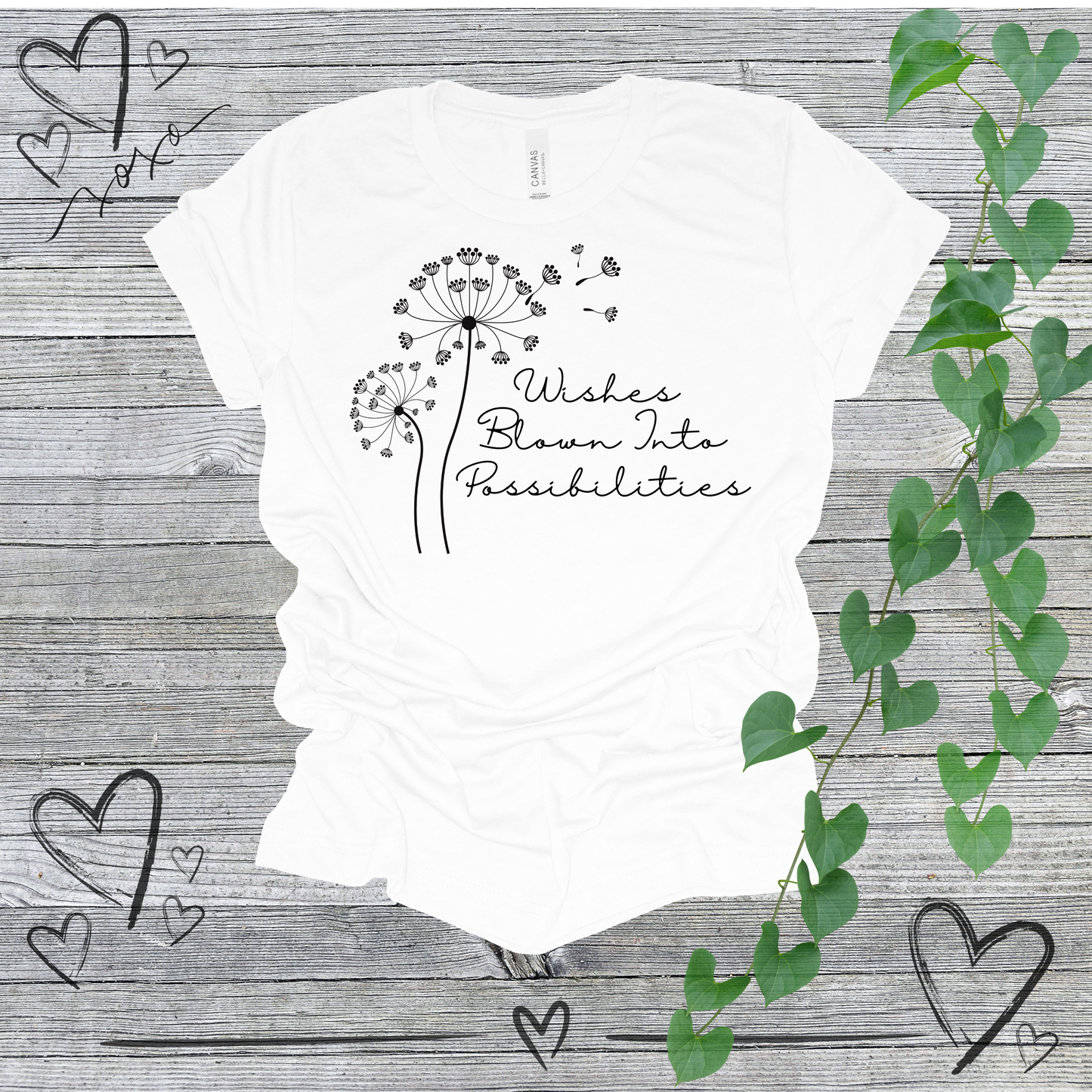 'Wishes Blown Into Possibilities' Women's Tee